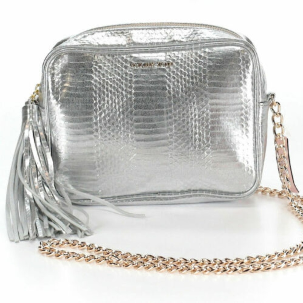 Victoria's Secret Silver Crossbody Bag